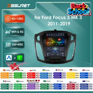 9.7" Carplay Android 13 for Ford Focus