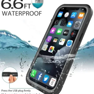 Waterproof Case For iPhone w/ Screen Protector